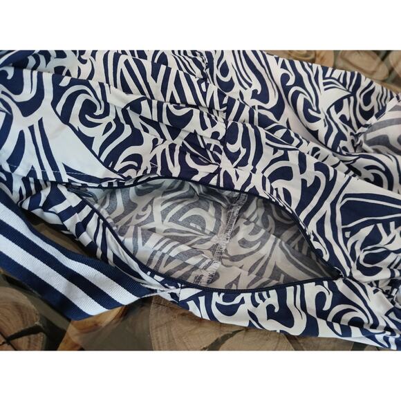 Vineyard Vines Target sailboat dress ruffle blue white midi maxi Small - Picture 8 of 10